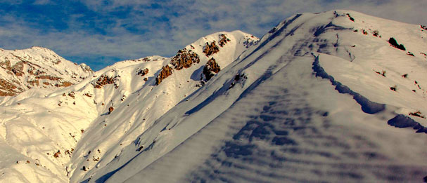 ski touring and freeride skiing in Arslanbob, kyrgyzstan